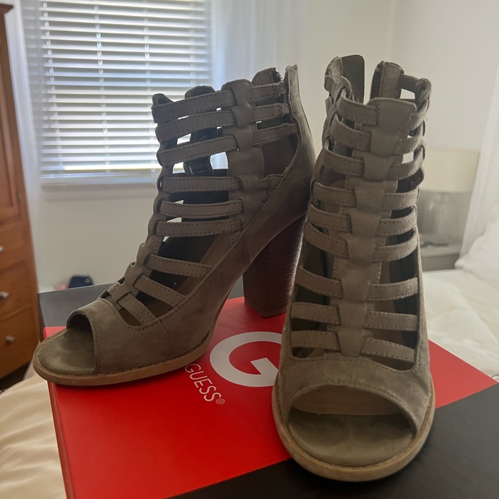 Guess Women’s Open Toe Booties